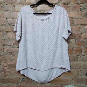 Pastel pink star printed shirt